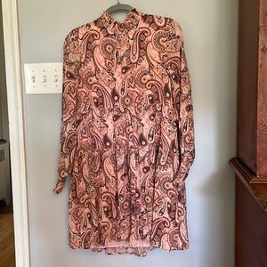 Anthropologie Cady Tiered Tunic Dress